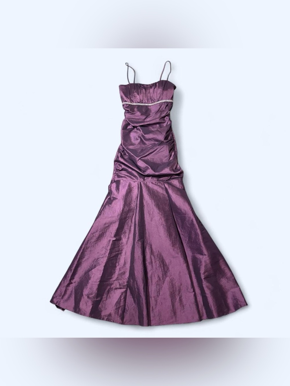 Y2K Satin Purple Prom Dress by Eureka!